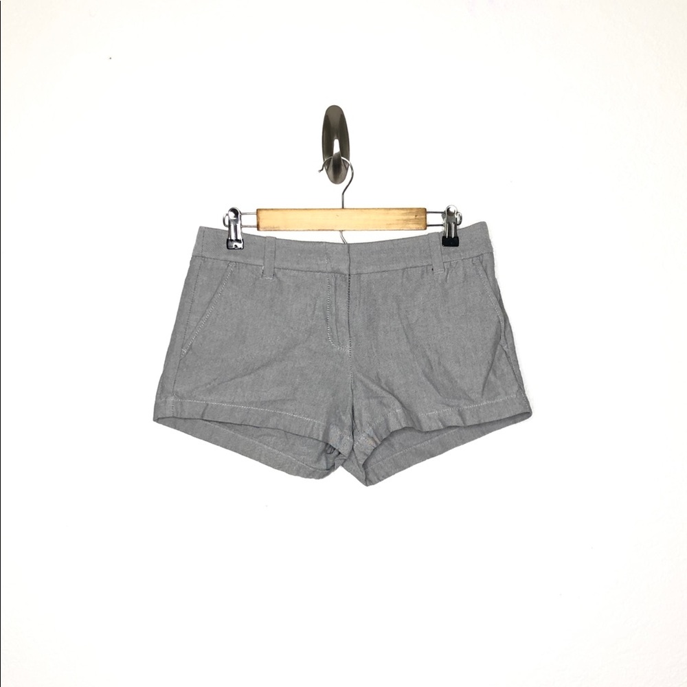 J Crew Grey Oxford Shorts 6
